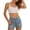 *Light Blue, variant on ClodeEU Women's High Waist Denim Shorts,Classic Casual Jean Shorts with Pockets Dark Blue,Women's Plus L
