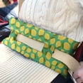 thumbnail image 3 of Yellow Lemon Print Seatbelt Pillow for Post-Surgery - Mastectomy Breast Surgery Heart Surgery Recovery Cushion - Soft Car Travel Pillow, 3 of 6
