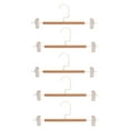 thumbnail image 4 of YSNOOWE Practical Multi-Purpose Hanger Beech Wood Iron Sturdy Clamp 5Pcs, 4 of 8