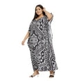 thumbnail image 5 of Gypsie Blu Women Long Kaftan Plus Size Casual Ladies Printed Maxi Dress Online, 5 of 7