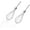 Oval Silver, variant on 2 Pcs Stainless Steel Hand Mixer Beaters Attachments Replacement Parts for Kitchen Mixer Models 62682RZ 62692 62695V 64699