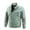 Mint Green, variant on Lolmot Jackets for Men Casual Stand Collar Full Zipper Pocket Solid Color Coat Lightweight Baseball Sports Cargo Jackets