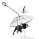 thumbnail image 2 of Greeniant Paraguas para perros con correa Suministros para mascotas Cubierta telescópica en forma de C A prueba de nieve Ajustable para caminar Suministros para perros, 2 of 5