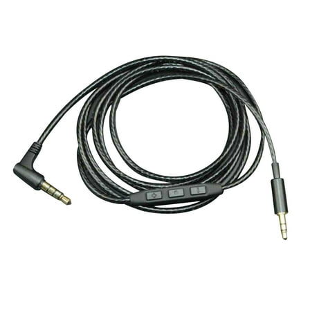 2.5mm to 3.5mm Audio Cable with Microphone for AKG Headphones 1.5m, Black TAPDRA Accessories