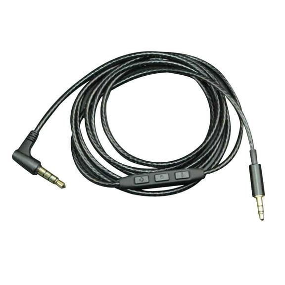 2.5mm to 3.5mm Audio Cable with Microphone for AKG Headphones 1.5m, Black TAPDRA Accessories