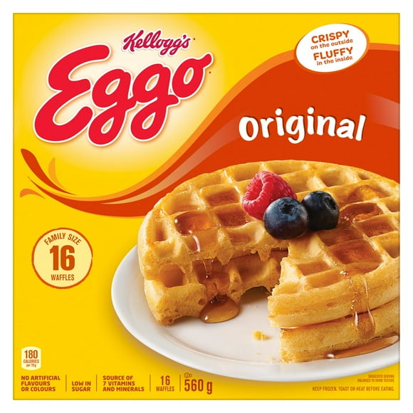 EGGO Original Waffles, 560g (16 waffles), 560g, 16 waffles