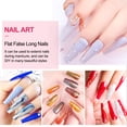 thumbnail image 7 of 2 Pack Full Cover Natural Ballerina False Nail and Clear French Nail Tips Cover 10 Sizes, Kalolary Acrylic Fake Nails Tips Set with 1pc Nail Cutter 2pcs Nail File 4pcs Nail Glues for DIY Nail Art, 7 of 7