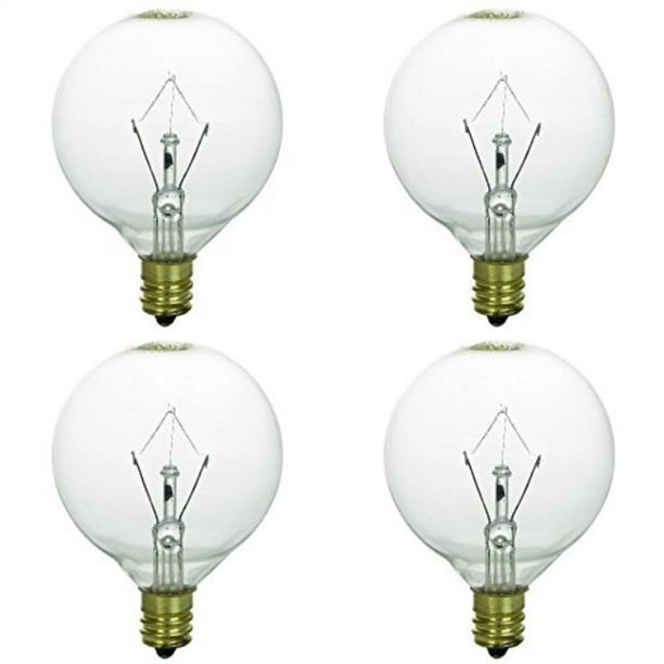 4 Pack 25WLITE 25 Watt Replacement light Bulb for Authentic Scentsy