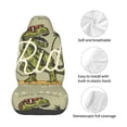 thumbnail image 3 of Lsque Dinosaur Pattern Car Seat Covers for Front Seats , Waterproof Seat Covers for Cars, Sporty Front Seat Covers,Car Seat Cover Protector Front Seats, 3 of 5