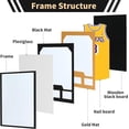 thumbnail image 2 of Jersey Display Frame with Picture Slots, T-Shirt Shadow Box for Soccer, Football, Basketball & Baseball Collectibles (4 Pack), 2 of 6