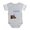 Heather Gray, variant on CafePress - Not Bossy Cow FIN - Cute Infant Baby Football Bodysuit