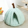 thumbnail image 3 of mdesiwst Pumpkin Cat Bed with Removable Washable Cushioned Pillow Winter Warm Small Medium Dog Cat Pet Cave House Indoor Kitten Puppy Sleeping Nest, 3 of 8