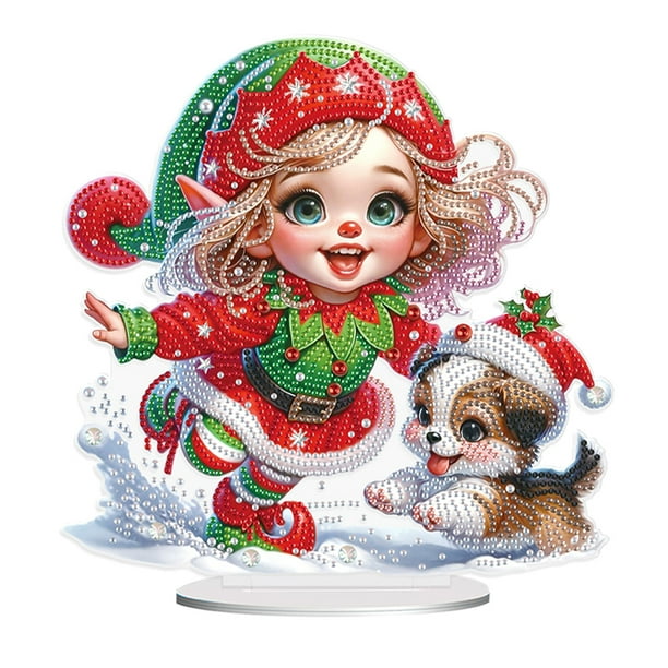 Kits Adornos para Mesa Ángel Navidad Adultos Principiantes