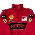 thumbnail image 4 of F1 Racing Jacket Red With Embroidery Motorcycle Jacket F1 Team Racing Suit, 4 of 5