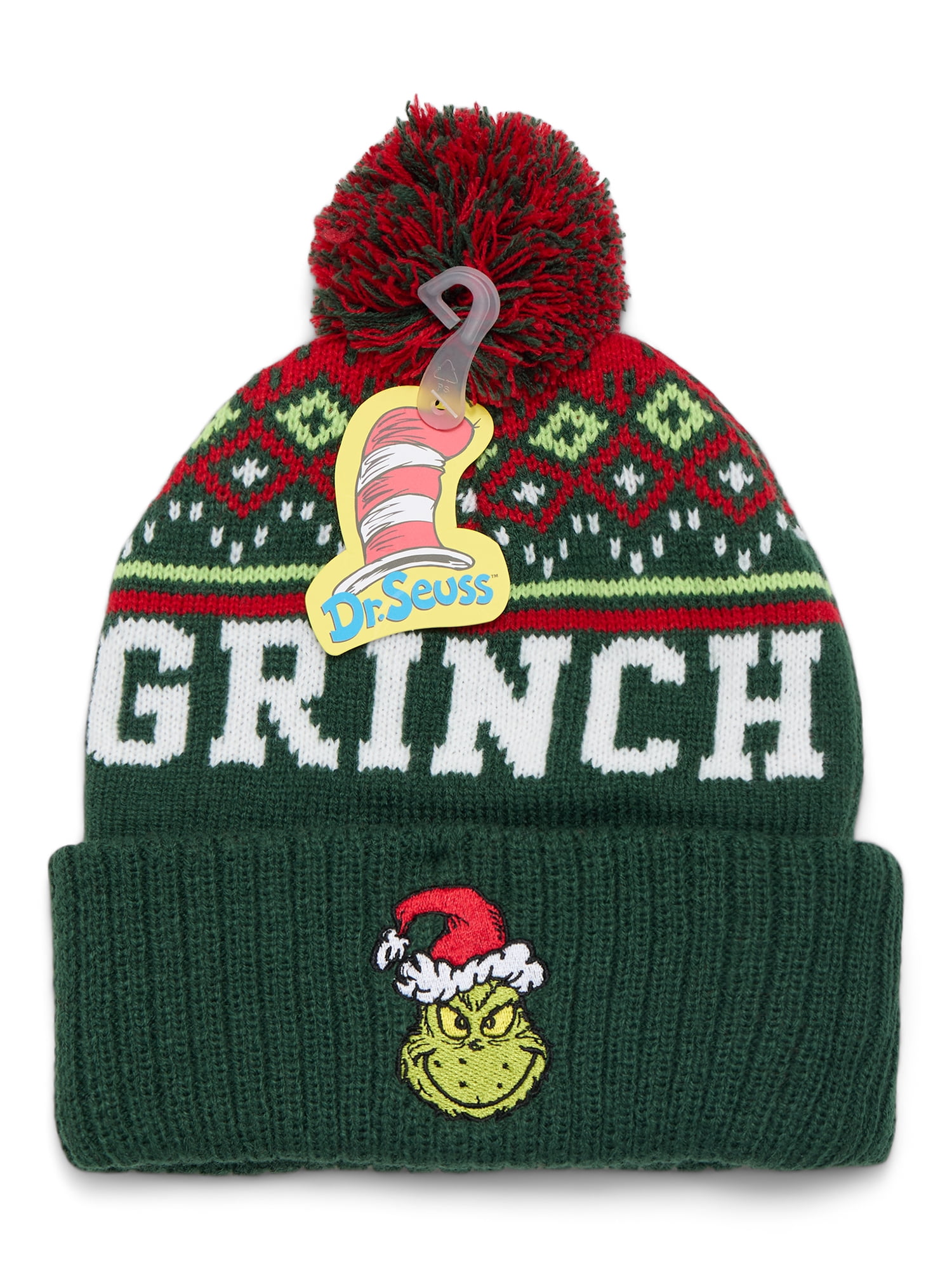 The Grinch Women's Pom Beanie Hat