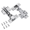 thumbnail image 5 of Luokim 40PCS Full Overlay Frameless Cabinet Door Hinges Nickel Plated Integrated Silent System, 5 of 5