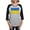Heather/Black, variant on CafePress - Ukraine Flag Long Sleeve T Shirt - Womens Baseball Tee