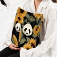 thumbnail image 6 of Panda Sunflower Pillow Covers Inserts Set of 2, Bed Pillow with Unique Patterns,for Home and Office Decor, Available in 16x16, 18x18, and 20x20 Inches, 6 of 6
