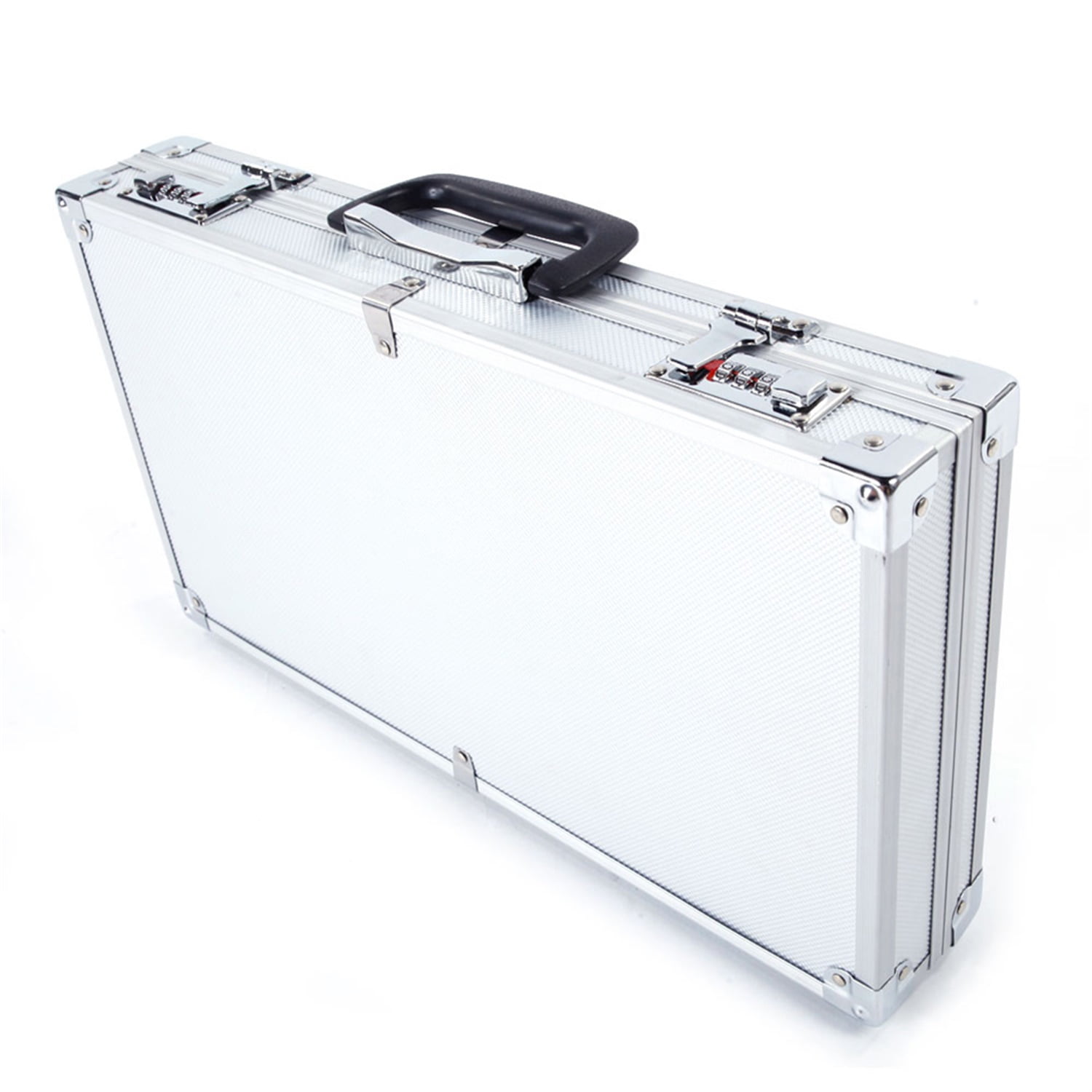 Kadyn Aluminum Storage Carry Case, Small Safe Box, Storage Box, Hard Storage Carry Case, Black