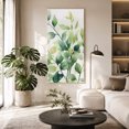 thumbnail image 2 of Canvas Wall Art, Watercolor Botanical Green Framed Canvas Prints for Bedroom Dining Room, Eucalyptus Leaves Oversized Gallery Wrapped Wall Decor for Home Office, Gifts, 20"x40" Ship Next Day, 2 of 9