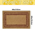 thumbnail image 3 of Valentine's Day Red Heart-Shaped Envelope Outdoor Faux Coconut Fiber Doormat,Valentine Rug Outdoor,Envelope Heart Artificial Coir Door Mat,Wear-Resistant Linen Valentines Front Door Mat,16*11 IN,D, 3 of 6