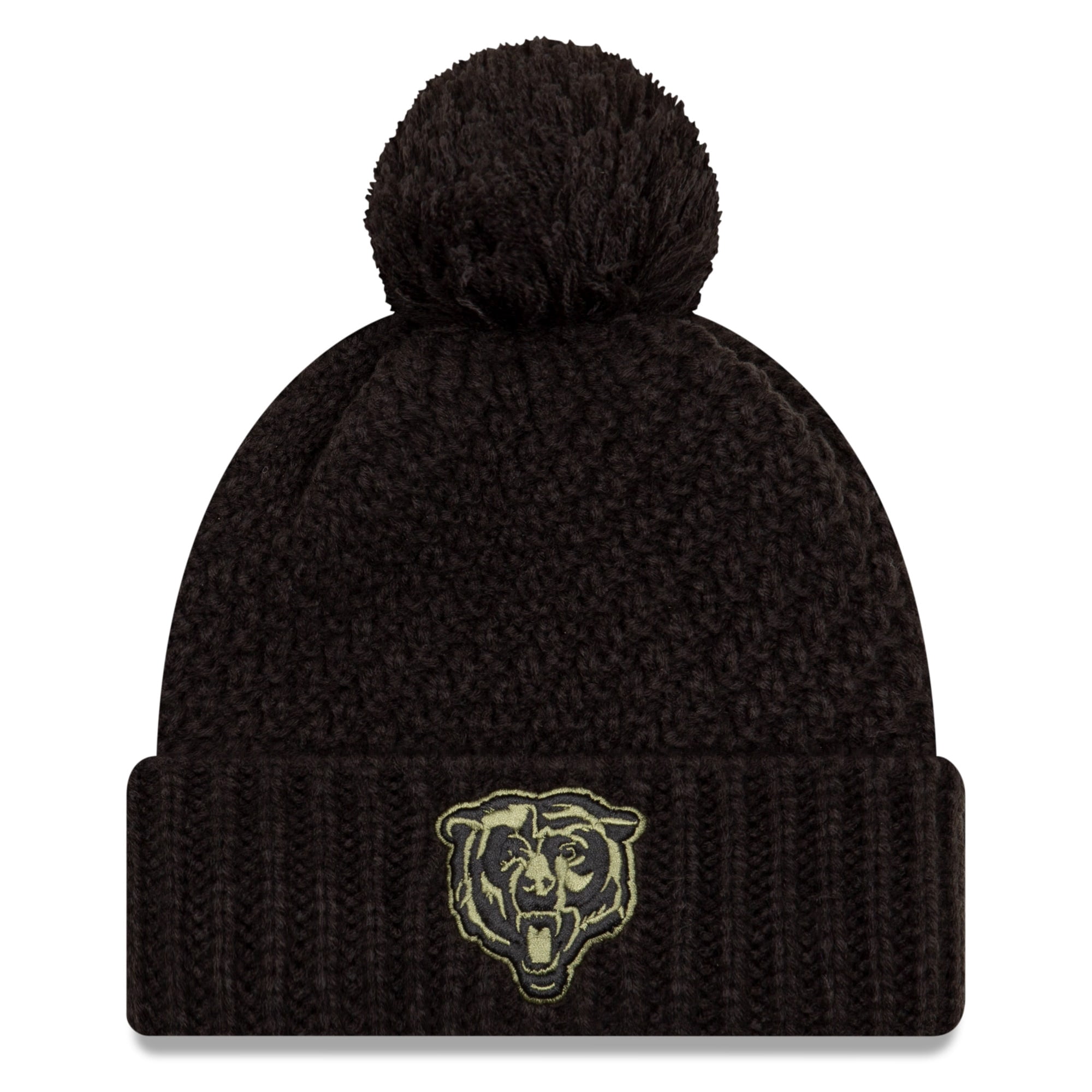 Cuffed Pom Knit Hat - OSFA 