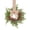 A_khaki, variant on Bow Accent Christmas Wreath, Khaki Bow, for Kitchen Cabinet Christmas Decor, bldnkj