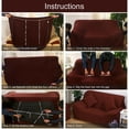 thumbnail image 4 of TOPCHANCES Couch Sofa Covers,1-4 Seater Sofa Furniture Protector Home Full Stretch Lightweight Elastic Fabric Soft Sectional Sofa L-Shape  Couch Slipcovers, 4 of 4