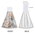 thumbnail image 3 of Yayeee Kitchen Hanging Hand Towels Set of 2 with Loop Bathroom Absorbent Tie Towel, Beautiful Floral, 3 of 7