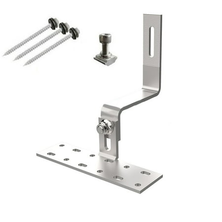 

Leke 304 stainless steel adjustable roof hook photovoltaic bracket rail accessories