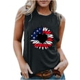 thumbnail image 1 of Chaleco estampado para mujer del Día de la Independencia, blusa de verano para niñas adultas Pompotops  FGAJ13618, 1 of 5