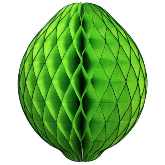 3-pack Devra Party 14 Inch Large Honeycomb Tissue Paper Lime Fruit Decoration