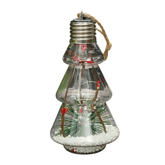 Christmas Ball Light Bauble Pearly Flower Bulb Ornament Christmas Indoor Outdoor Hanging Decoration Holiday Party Wedding Halloween Thanksgiving Valentine's Day Decor