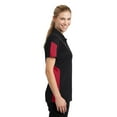 thumbnail image 3 of Sport-Tek Â® Ladies PosiCharge Â® Active Textured Colorblock Polo. LST695, 3 of 6