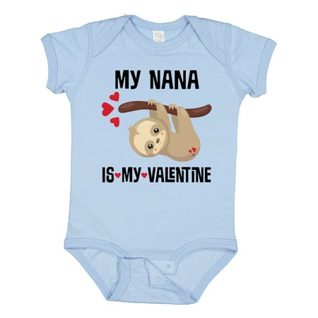 

Inktastic My Nana is My Valentine Gift Baby Boy or Baby Girl Bodysuit