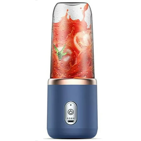 

40w Portable Rechargeable Juicer Household Automatic Small Glass Juice Cup Blue Single Cup Without Cover