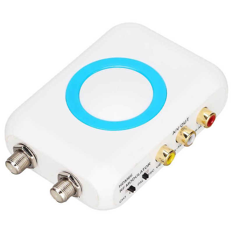 Rf modulator hd multimedia interface input ntsc pal output vhf av demodulator plug and play for
