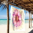 thumbnail image 2 of Ryvnso Watercolor Wildflower Print Oversized Beach Towel Microfiber Bath Blankets Swimming Fitness 37" x 74", 2 of 5