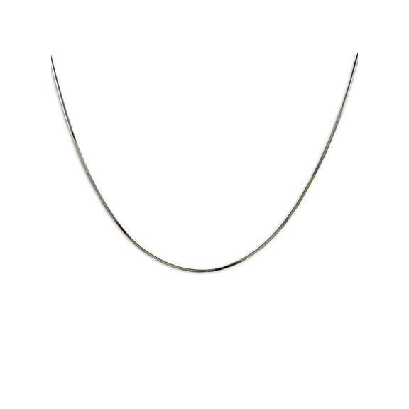 Sterling Silver Square Snake Chain Necklace, 18 Inch