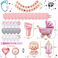 thumbnail image 2 of Baby Shower Niña Decoraciones Globos, Rosa, 2 of 5