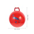 thumbnail image 4 of 3Pcs Inflatable Hopper Balls Hop Bouncy Jumping Ball with Handle Kicking Bounce Jumping Hopper Educational Toy (Random Style), 4 of 7