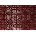 thumbnail image 1 of Ahgly Company Machine Washable Indoor Rectangle Abstract Red Modern Area Rugs, 2' x 3', 1 of 4