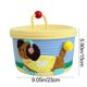 thumbnail image 3 of Contenedores de almacenamiento, linda canasta de almacenamiento con cubierta de cuerda, canasta tejida a mano y caja de almacenamiento de juguetes para refrigerios de recuerdo, canasta de almacenamien, 3 of 7