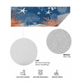 thumbnail image 6 of Ocean Corals Front Door Mat Summer Beach Coral Sea Stars Dark Blue Welcome Doormat Indoor Outdoor Entrance Floor Mat Non-Slip Washable Runner Rug for Front Porch Decor 18x60 Inch, 6 of 6