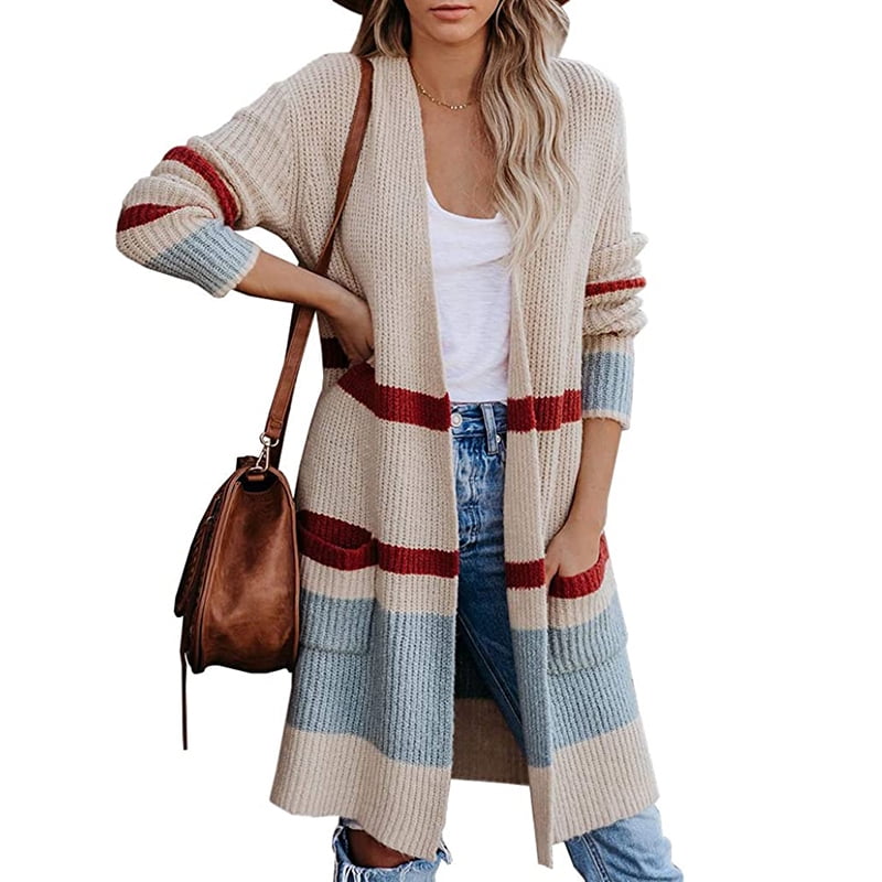 long cozy cardigan