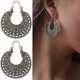 thumbnail image 1 of Women's Vintage Drop Earrings - Gold & Silver Toned Irregular Design Statement Jewelry, 1 of 5