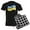 With Checker Pant, variant on CafePress - Pray For Ukraine Pajamas - Men's Dark Loose Fit Cotton Pajama Set