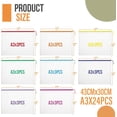 thumbnail image 3 of Bolsas de malla con cremallera para archivos YOPCDJ A3 43 x 30 cm, 24 unidades, 3 of 7