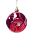 thumbnail image 3 of Doce adornos navideños festivos con forma de bola para una decoración navideña vibrante, 3 of 7