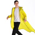 thumbnail image 5 of YUHAOTIN Mens Poncho with Hood Mens and Womens Protective Jacket Fashion Mountaineering Fishing Transparent Zipper Thickened Self Raincoat Raincoat for Women Rain Ponchos for Adults Disposable Blue, 5 of 5
